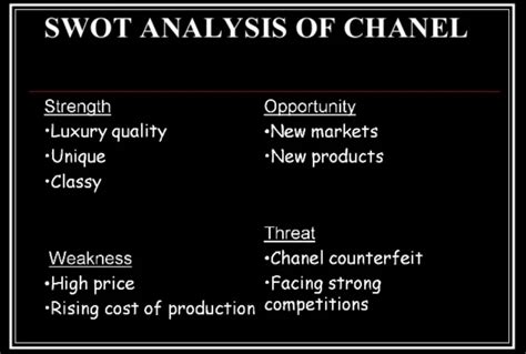 chanel swot analysis 2019|chanel competitor analysis.